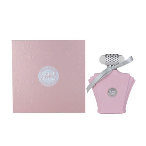 Z12 Eau de Parfum 100 ml para mujer de Zakat, presentado con su elegante caja rosa con detalles en relieve.