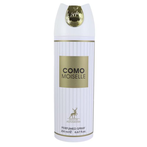 Vista frontal del spray perfumado Chants Tenderina de 200 ml de Maison Alhambra con la tapa puesta.