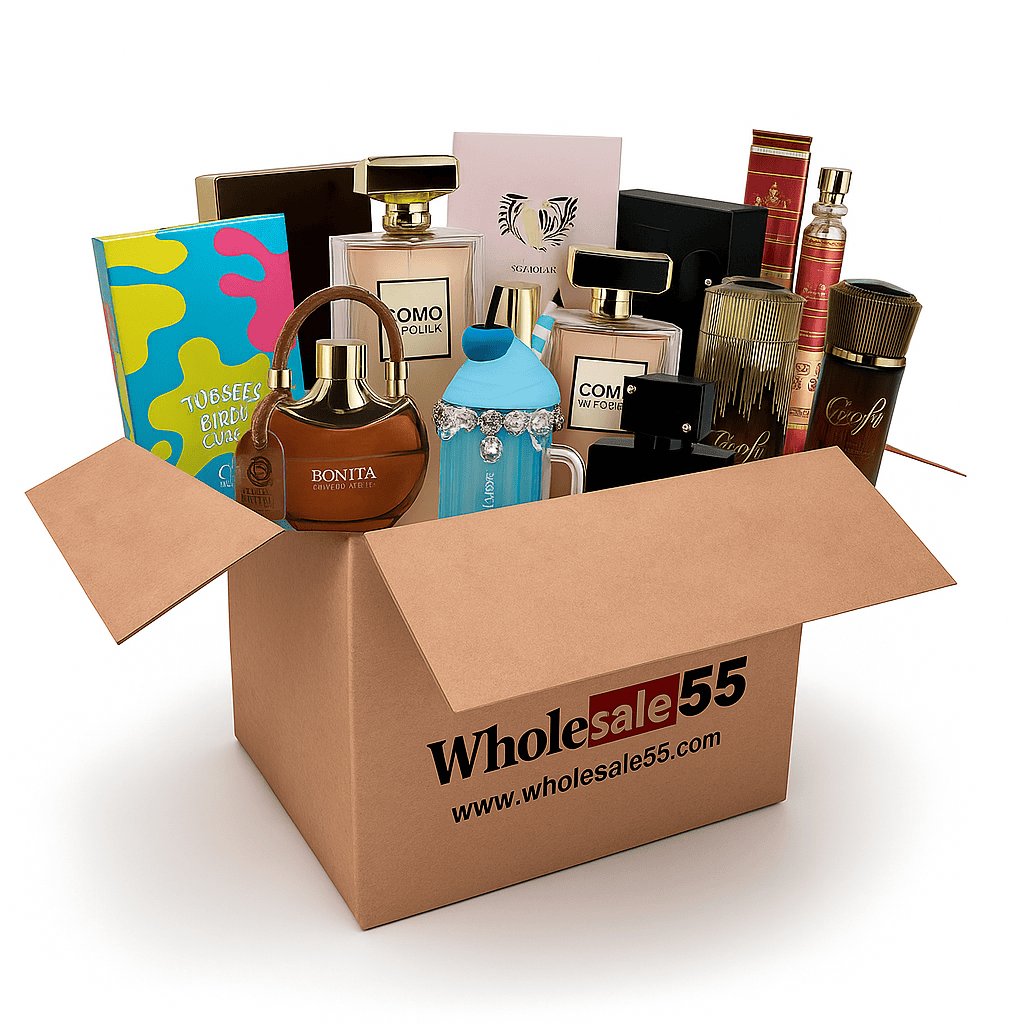 Caja de 53 perfumes Árabes variados y Splash (Caja500-53)
